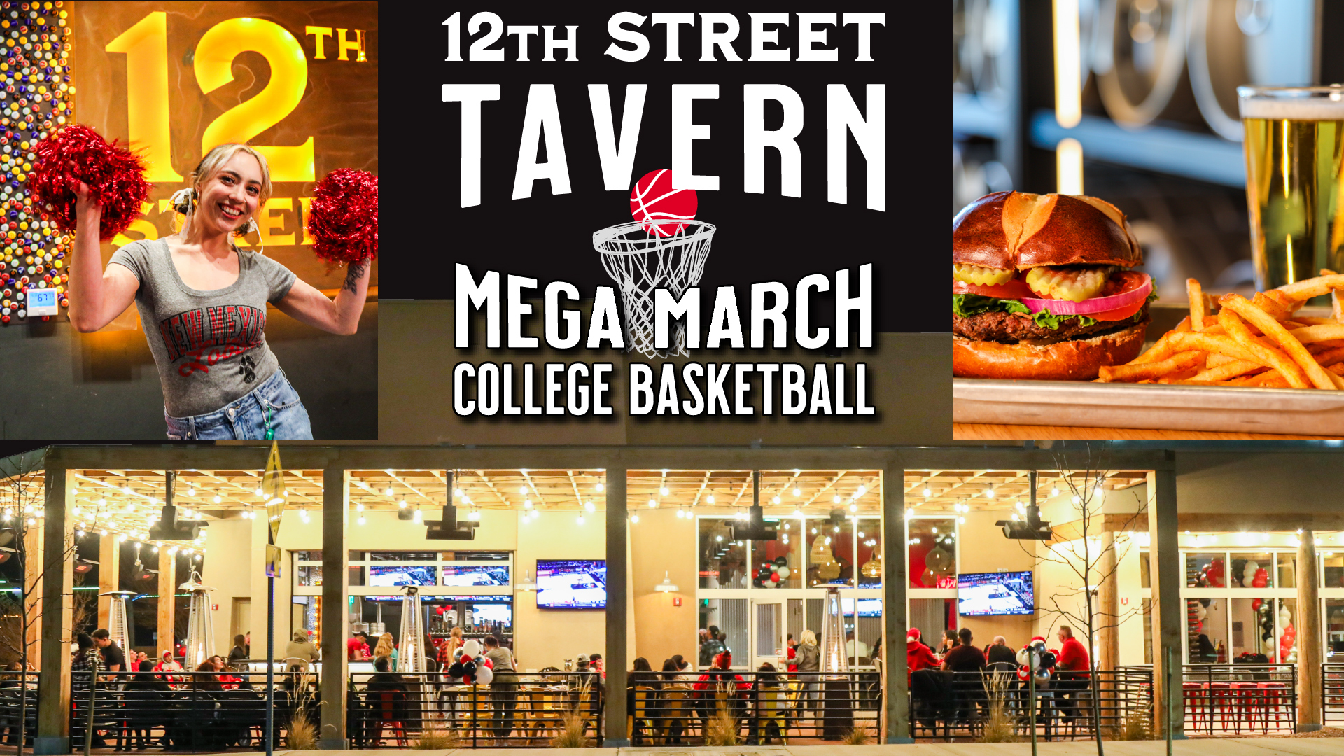 Watch College basketball at the tavern